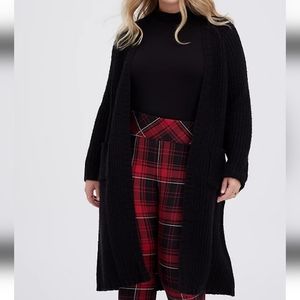 Chunky Knit Open Front Duster NWT